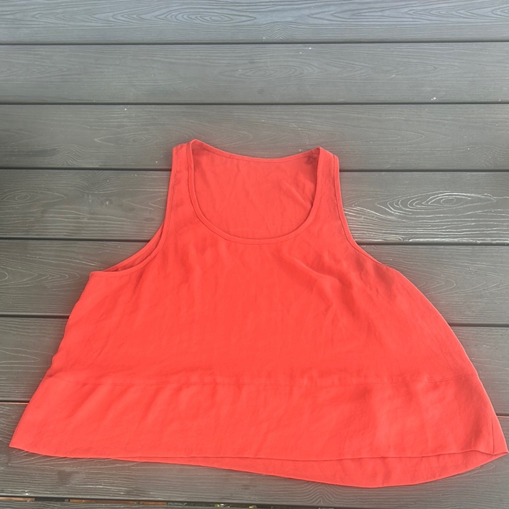 Women's Red Sleeveless Top